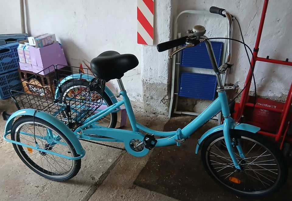 Dreirad 3-Rad 26 Zoll Dreirad Klappbar Dreirad Erwachsene - Bild 1 von 1