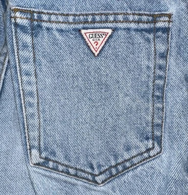 Vtg! Guess Denia Jeans Girls Sz 12 Light Acid Washed USA NICE! - Image 1 of 4