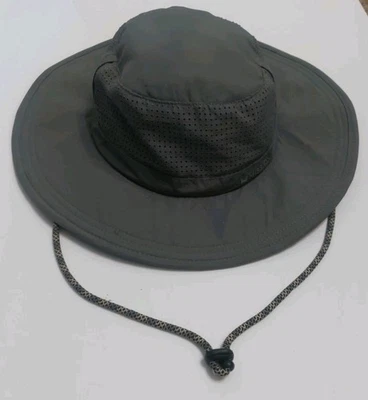 Next Grey Mission Boonie Hat Wet-to-Cool Cooling Sun Hat M-L Adjustable Outdoor - Image 1 of 4