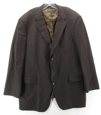 Abrigo Deportivo Brooks Brothers Hombres 52 Marrón Blazer Chaqueta de Lana Espiga EE. UU. * Foto 1 de 4