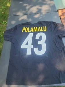 Nike NFL Polamalu #43 Steelers Shirt MENS Size XL Y2K NFL Team Apparel - Picture 1 of 5