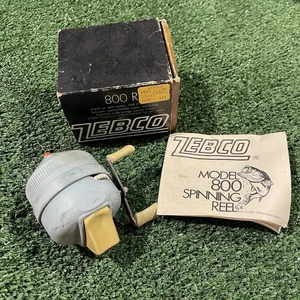 Vintage Zebco 800 Spinnrolle mit Originalkarton. Scharf! - Bild 1 von 11