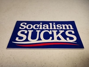 "Socialism Sucks" 3.75" X 7.5" Decal - Picture 1 of 1