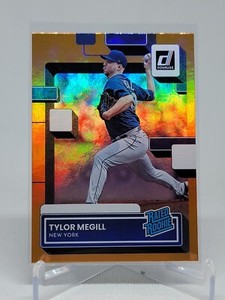 2022 Donruss Tylor Megill RC #60 Orange Holo New York Mets Rated Rookie D8C