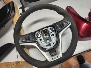 2014 Camaro SS Steering Wheel SUEDE 1LE NICE 55k Miles 22925461 GM Manual - Picture 1 of 5