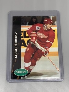 Sergei Fedorov 1991-92 Parkhurst Hockey 🏒 🥅 #38 Detroit Red Wings