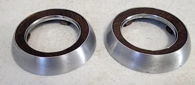 Chrysler Imperial 1965 1966 asiento trasero derecho e izquierdo interior cubierta de luz de cortesía Foto 1 de 4