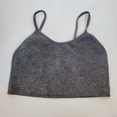 Sutiã feminino Danskin cinza médio bralette pulôver sem fio sem enchimento sem forro - Imagem 1 de 4