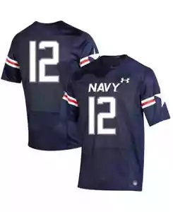 Marine Seekadetten unter Rüstung Jugend Rivalität Replik #12 Trikot - Marineblau XL - Bild 1 von 1