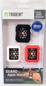 Trident Case - Odyssey Guards for Apple Watch38mm (3-Pack) - Black/Pink/White - Picture 1 of 4