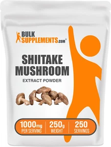 BulkSupplements Shiitake Mushroom Extract Powder - 1g per Serving - Picture 1 of 12