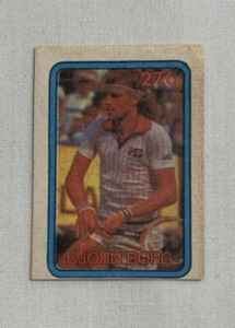 BJORN BORG 1979 CHOCOLATES TORRAS HACE MILLONES DE ANOS CARD #276 (PSA POP 0)