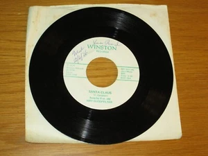 CHRISTMAS 45 RPM - AMY CLODFELTER - WINSTON 1011 - "SANTA CLAUS/CHRISTMAS TIME" - Imagen 1 de 2