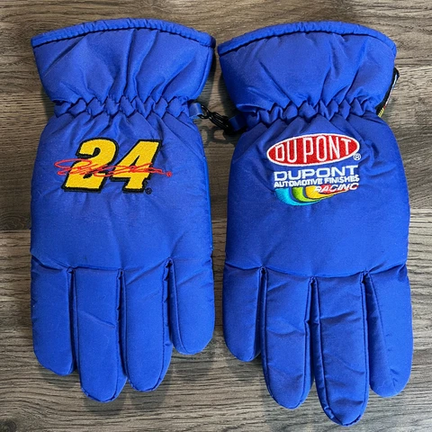 Jeff Gordon #24 DuPont Automotive Racing NASCAR Winter Gloves Insulated - Med/LG Cover