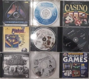 Sierra Homeworld Pinball Express Crystal Key Lot of 9 PC Video Games CD ROM - Picture 1 of 10
