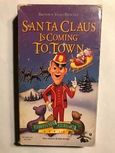 SANTA CLAUS IS COMING TO TOWN CHRISTMAS CLASSIC SERIES VHS - Picture 1 of 2