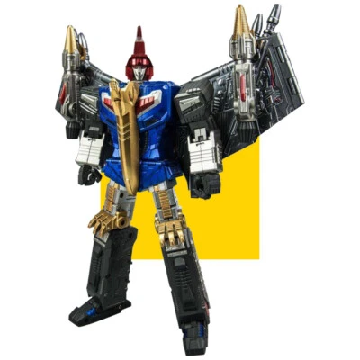 Reissue New GigaPower GP HQ-05R Gaudenter Swoop Blue Chrome Version Dinobots - Image 1 of 4