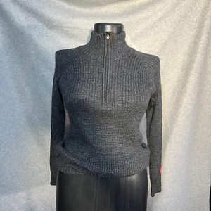 Ulvang Junior Jumper Sweater Knit Casual Grey 80 % Wool Pullover sz 8 - 10 Rib - Picture 1 of 7