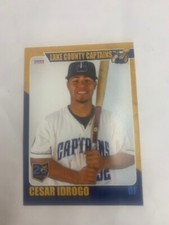 Cesar Idrogo Card 2023 Lake County Captains Team Card