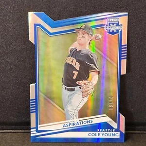 Cole Young 2022 Panini Elite Extra Edition Aspirations Blue 09/74 - READ - Picture 1 of 2