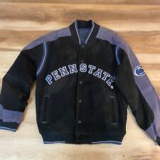 Vintage Penn State Jacket Mens Large Leather Varsity GIII Nittany Lions Bomber