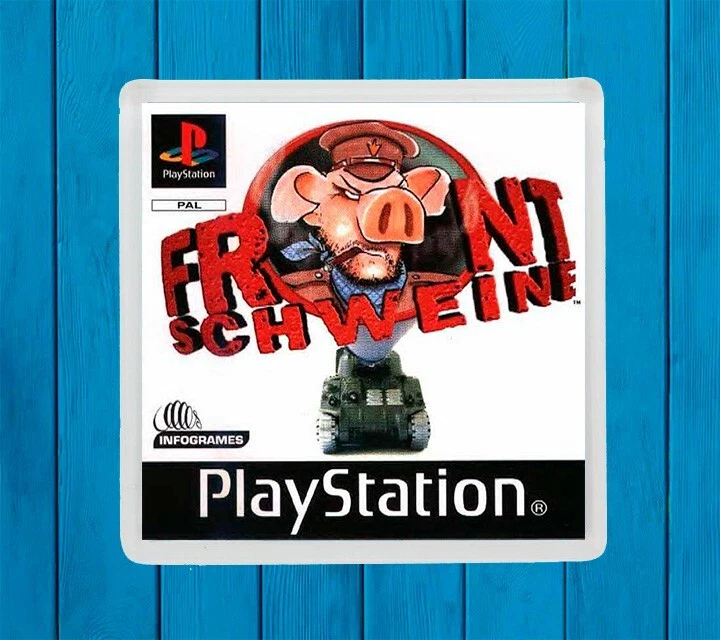 FRONTSCHWEINE PlayStation PSX Kühlschrankmagnet - Bild 1 von 1
