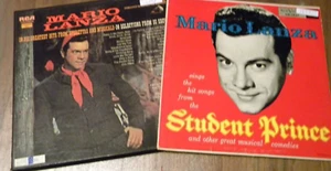 2 MARIO LANZA LP LOT  Greatest Hits from Operettas and Musicals 3 LP BOX SET - Picture 1 of 4