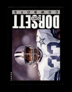 Juego de fútbol americano Topps 1985 break #40 Tony Dorsett casi nuevo o mejor - Imagen 1 de 2