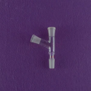 Laboratory NEW 3-Way Distillation Connecting Adapter 14/23 75° bent - Picture 1 of 1