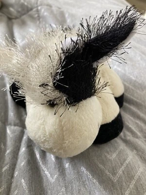 ✅Ganz Webkinz Lil' Kinz Black & White Cow Plush Stuffed Animal - No Code #️⃣0620 - Image 1 of 2