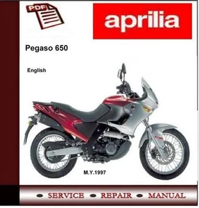 Manual de servicio de reparación de taller Aprilia Pegaso 650 1997 en adelante en USB - Imagen 1 de 1