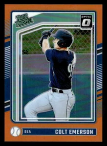 Donruss Optic #173 Colt Emerson Orange Holo Rookie RC/199 2024 - Imagen 1 de 2