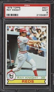 Tarjeta de béisbol Topps #401 1979 - rojos - PSA 9 - 21034907 - - Imagen 1 de 2