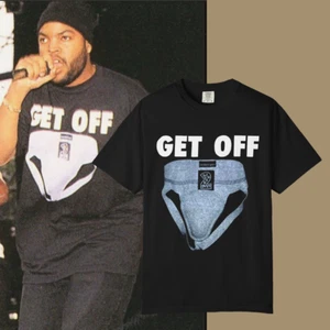 GET OFF THE JOCK T-SHIRT | Seen on O'Shea Jackson (1992) | SEEN ON CELEBS - Bild 1 von 17