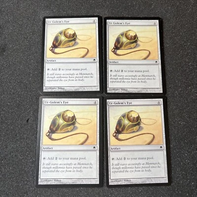 Ur-Golem's Eye Magic The Gathering Mtg Artifact Darksteel Card 4 - Image 1 of 4