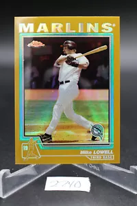 2004 Topps Chrome - Gold Refractor #55 Mike Lowell - Picture 1 of 2
