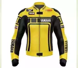 Mens Biker Motorcycle Leather Jacket Racing Motorbike Leather Jackets CE - Picture 1 of 3