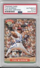 *Tug McGRAW 1994 Nabisco All Star Legends Signed Autographed Card; HTF Phillies*