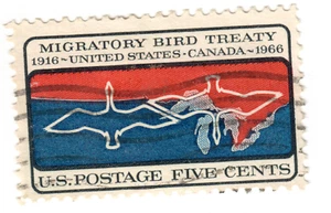 USA - 1966 - Migratory Bird Treaty - 5C - #18 - Picture 1 of 1
