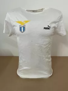 T-Shirt PUMA Lazio ROM Offizielle No Trikot Matchworn Getragen Neu - Bild 1 von 2