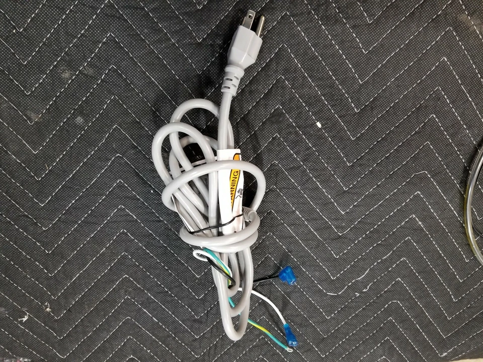 Cable de alimentación genuino / cable para deshumidificador Whirlpool WDH70EAPW de 70 pintas Foto 1 de 1