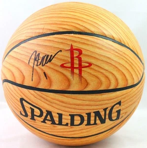John Wall Autographed Spalding Wood Grain Basketball w/ Rockets Logo - Beckett W - Picture 1 of 9