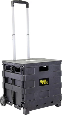 Caja rodante plegable deportiva Quik Cart con ruedas para profesores cesta 80  Foto 1 de 4