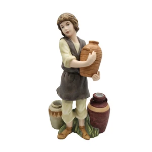 Thomas Kinkade Nativity “Dutiful Peasant” Figurine A1846 2004 Hawthorne Village - Picture 1 of 6