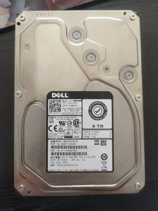 DELL 8TB 3.5" SATA HDD 6Gb/s for spares not working - Picture 1 of 2