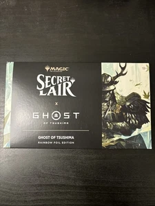 Magic The Gathering Secret Lair x Ghost of Tsushima Rainbow Foil Sellado EN MANO SE ENVÍA LO ANTES POSIBLE - Imagen 1 de 2