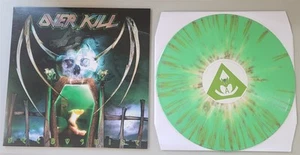 Overkill Necroshine Green Splatter Vinyl Record new Night Of The Vinyl Dead - Picture 1 of 2