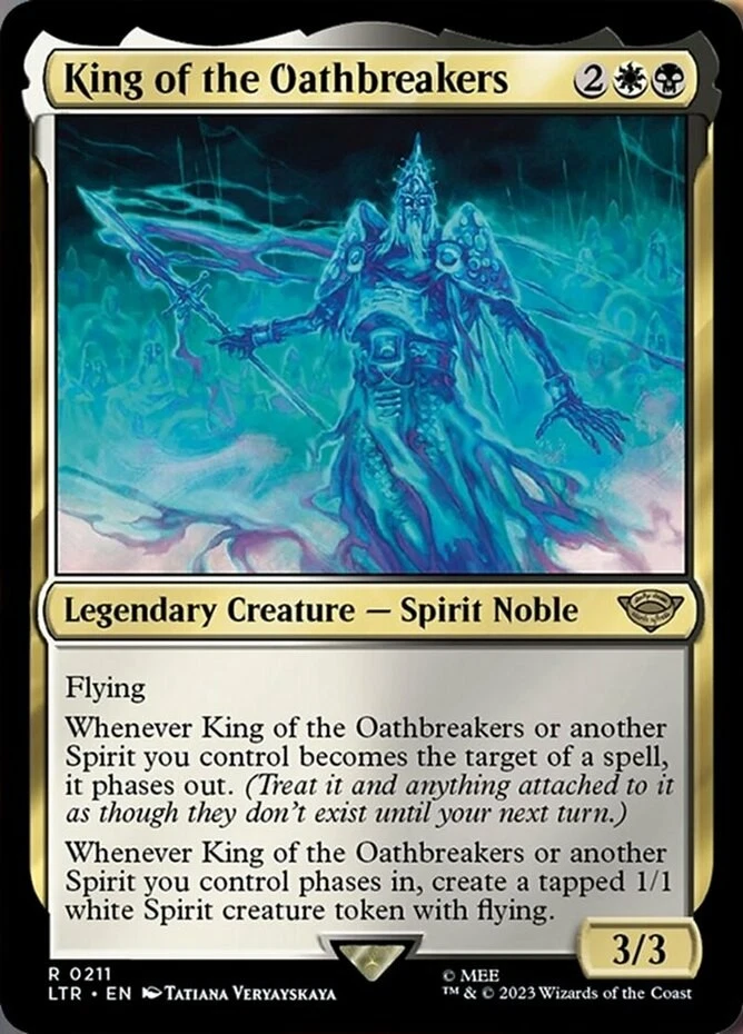 x1 King of the Oathbreakers - Lord of the Rings - NM - MTG - Image 1 of 1