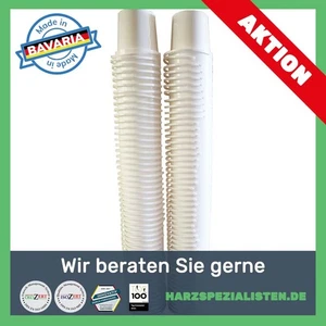 1 Liter Leereimer Kunststoffeimer Plastikeimer Eimer leer weiß 100 Stk - Bild 1 von 2