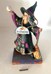 Jim Shore Die Hexe ist in süßer Hexe Kristallkugel LEICHT BESCHÄDIGT 4058847 - Bild 1 von 17